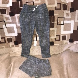 Jumping Beans 4 heathered grey pants & shorts Bundle 💗